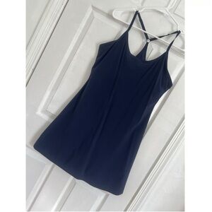Outdoor Voices Blue Racerback Athletic Dress Skort Built In Shorts Size M Womens